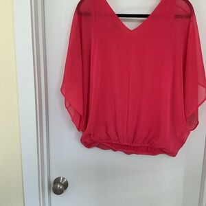 Express Vibrant Pink Blouse